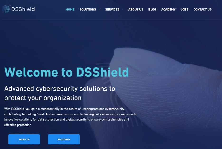 موقع DSSHIELD للأمن السيبراني و الحلول الرقمية
